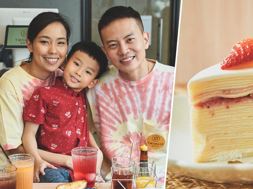 SQ Cabin Crew Couple Behind Crepe Cake Biz Two Bake Boys Quit Jobs To Open Cafe In Bugis