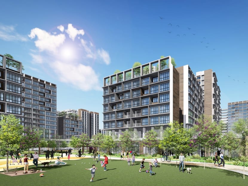 Blocks with staggered heights designed to create meandering landscaped spaces for residents to play and relax. Blocks with staggered heights designed to create meandering landscaped spaces for residents to play and relax.