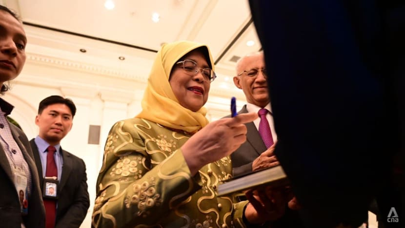 In pictures: President Halimah Yacob bids goodbye at the Istana on last day of her term