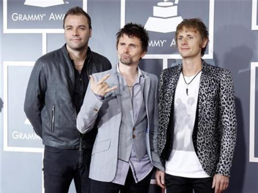 British band Muse arrives at the 53rd annual Grammy Awards in Los Angeles, California February 13, 2011. Photo: Reuters
