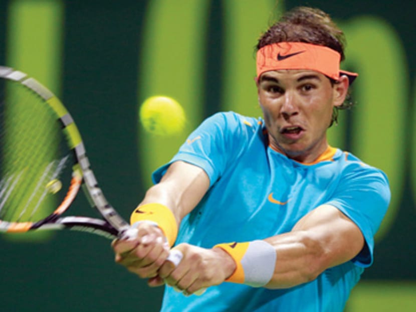 Nadal could not build on a strong start and succumbed in three sets against Berrer. Photo: REUTERS