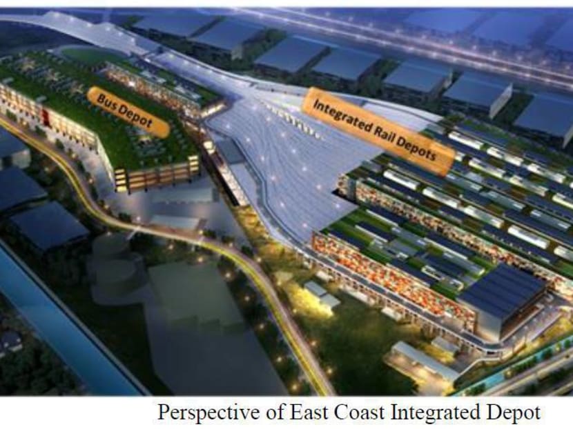 Artist impression of the 4-in-1 depot. Source: LTA