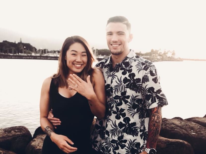 MMA stars Angela Lee and Bruno Pucci have announced their engagement. Photo: Angela Lee/Facebook