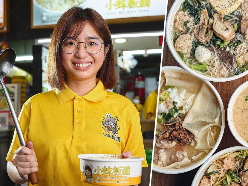 The millennial hawker — who is now a Singaporean citizen — also serves a delish Myanmar noodle dish with pork balls.