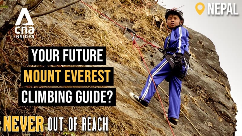kids climbing school