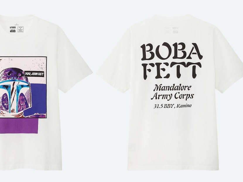 Uniqlo boba fett sales shirt