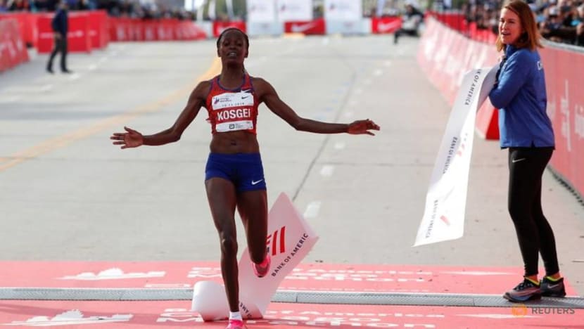 Athletics: Kosgei says running in a loop at London Marathon will be tough Athletics: Kosgei says running in a loop at London Marathon will be tough