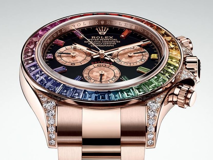 How the joyful rainbow spectrum found its way onto luxury timepieces