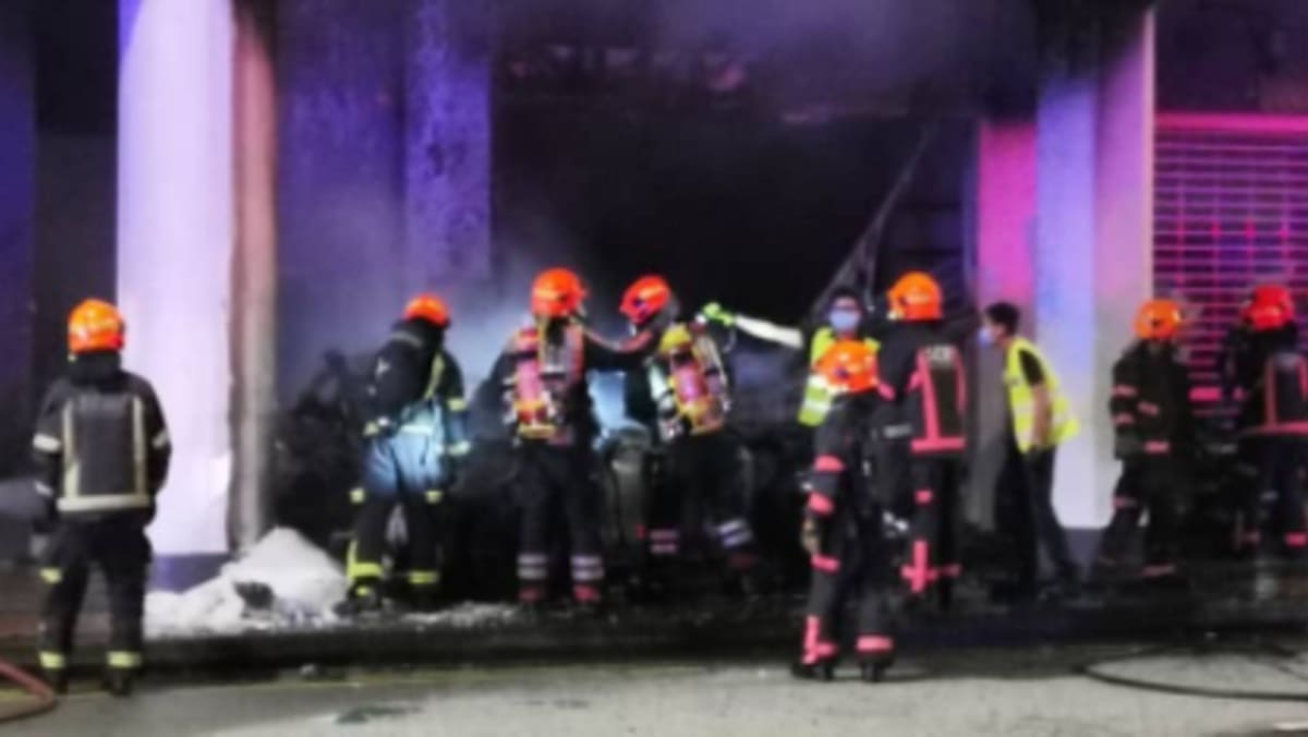 5 Men Killed In Car Crash At Tanjong Pagar Woman Hospitalised With Severe Burn Injuries Cna