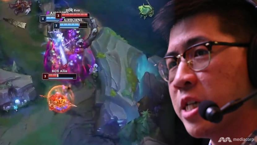 Alien language? Shoutcasters like Daryl Lim are the voices of e-sports tournaments