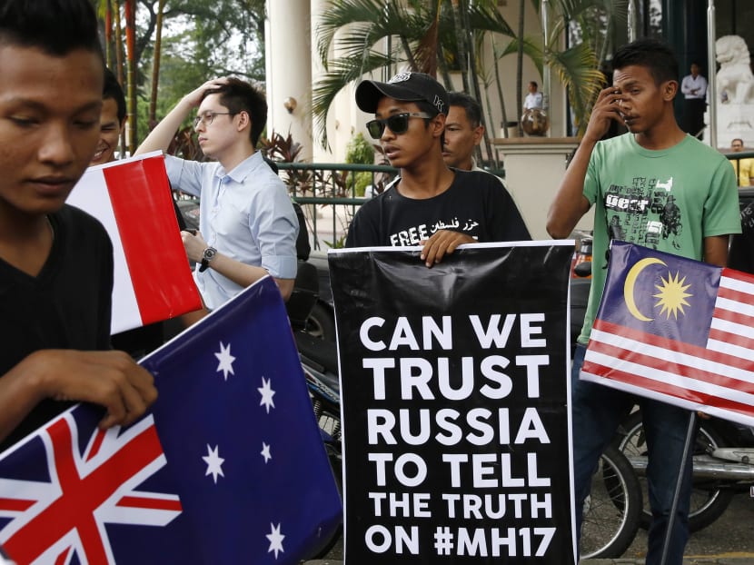 Gallery: Protesters in Malaysia seek justice from Russia