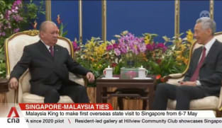 Malaysia's king to make first overseas state visit to Singapore