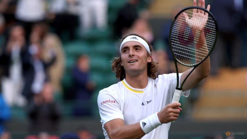 Tsitsipas wriggles out of trouble to reach Wimbledon second round Tsitsipas wriggles out of trouble to reach Wimbledon second round