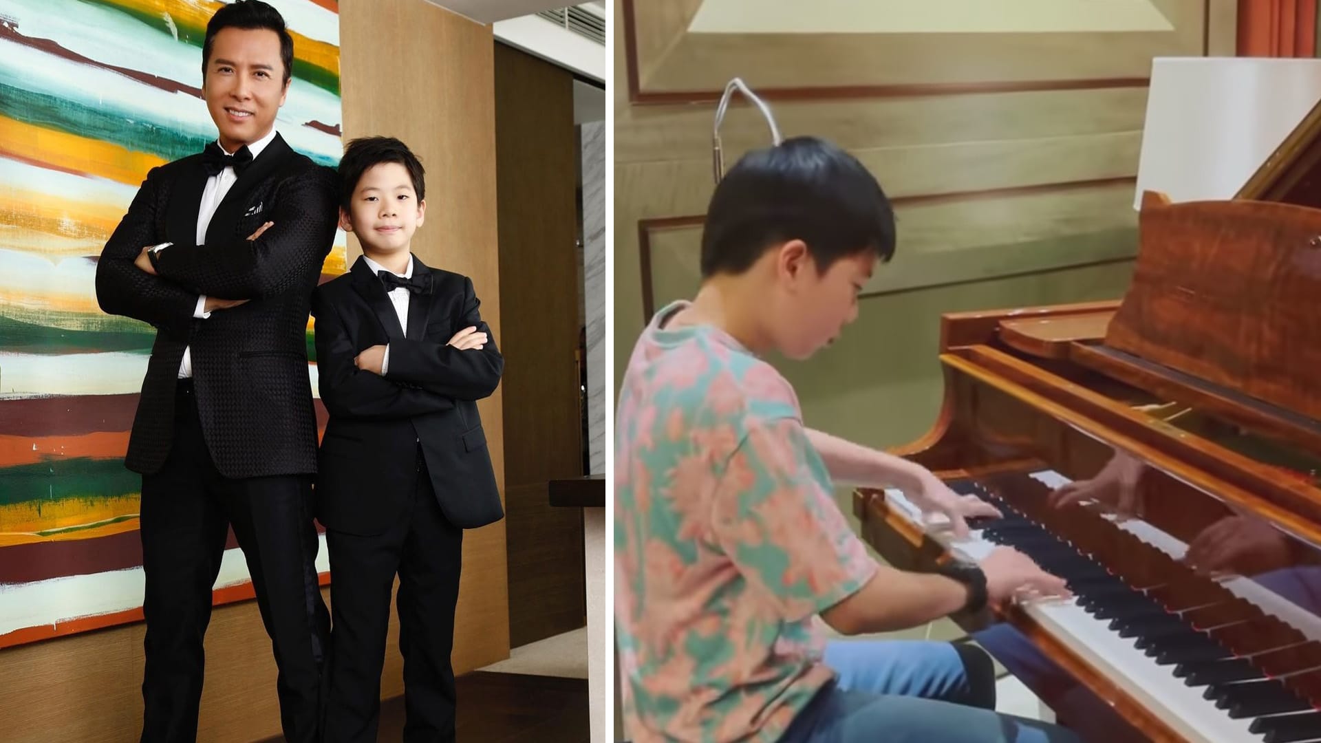 Donnie Yen’s 13-Year-Old Son Is An Amazing Piano Player Donnie Yen’s 13-Year-Old Son Is An Amazing Piano Player