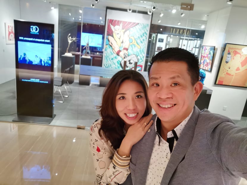 The writer Glen Chee Juan Jeng (right) and his wife, Madam Candy Cheong. The writer Glen Chee Juan Jeng (right) and his wife, Madam Candy Cheong.