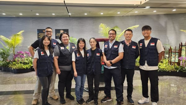 Civilian volunteers deployed for the first time by Singapore Red Cross to help Gaza relief efforts