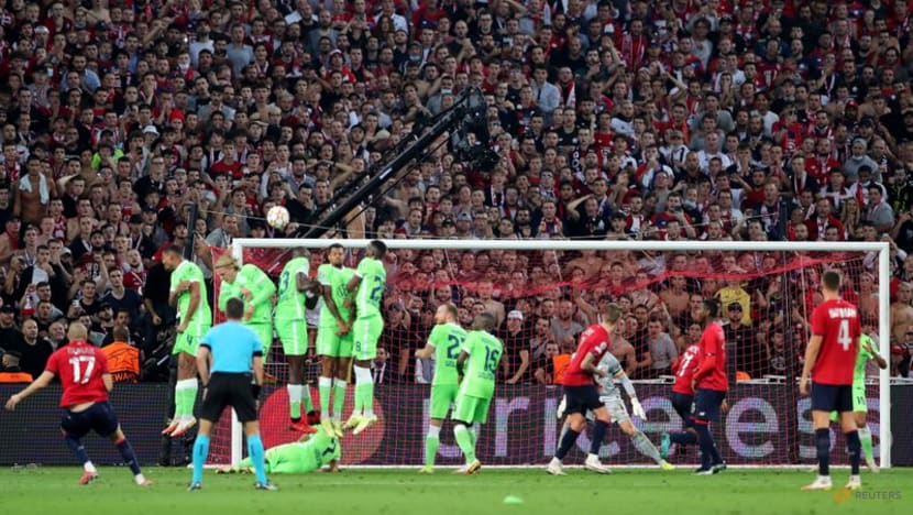 Football: Lille held by 10-man Wolfsburg in Champions League opener Football: Lille held by 10-man Wolfsburg in Champions League opener