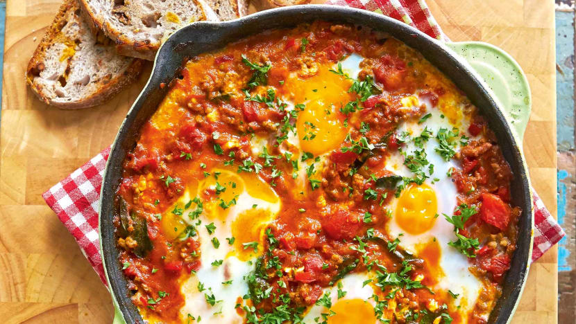 Eggs, Cheese, Tomatoes In A Pan — Shakshuka May Be The Best Brunch Dish Ever