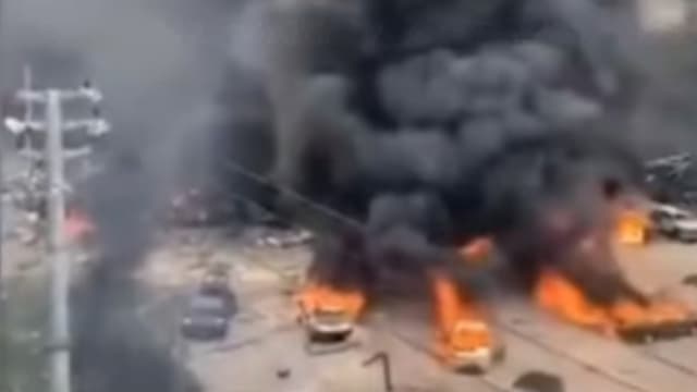 中国浙江发生运油车爆炸事故 导致四人死亡