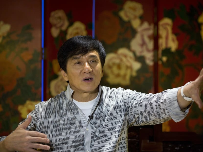 Action star Jackie Chan speaks during an interview in Beijing, Monday, Aug 3, 2015. Photo: AP