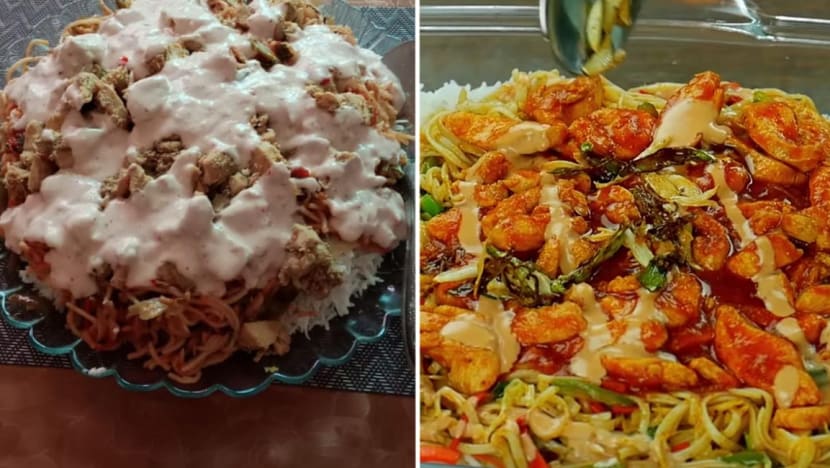 Sajian 'Nasi Singapura' guna sos tomato dan mayones, undang kemarahan warga siber Sajian 'Nasi Singapura' guna sos tomato dan mayones, undang kemarahan warga siber
