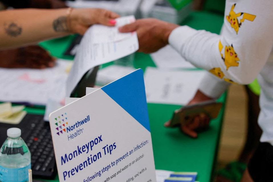 <p>A person arrives to receive a monkeypox vaccination at the Northwell Health Immediate Care Centre at Fire Island-Cherry Grove, in New York, US on July 15, 2022.&nbsp;</p>
