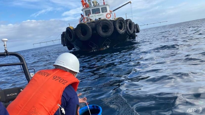 Sunken Philippine tanker leaks industrial fuel oil into sea