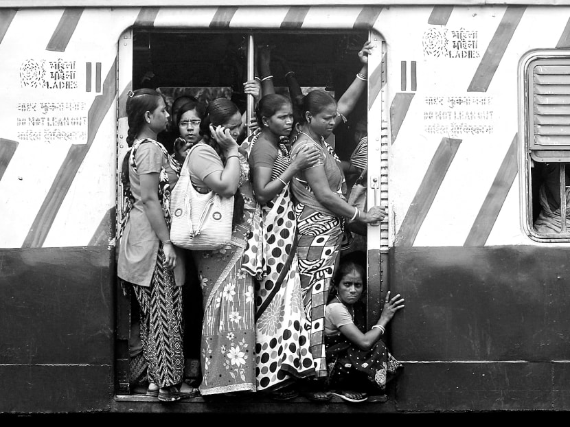 Commuters on a rush-hour train in Kolkata. One of Mr Modi’s problems is a crippling deficit in transport and power infrastructure. Photo: Reuters