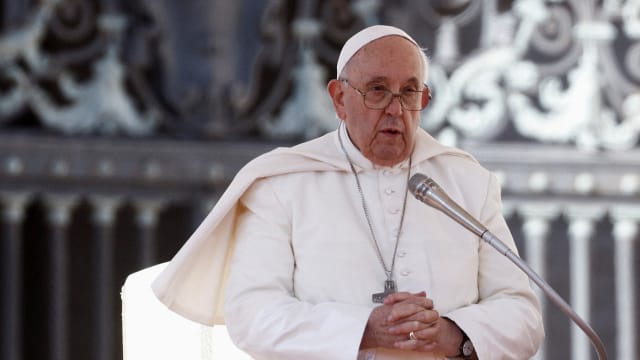 罗马天主教教宗方济各将缺席联合国气候变化大会