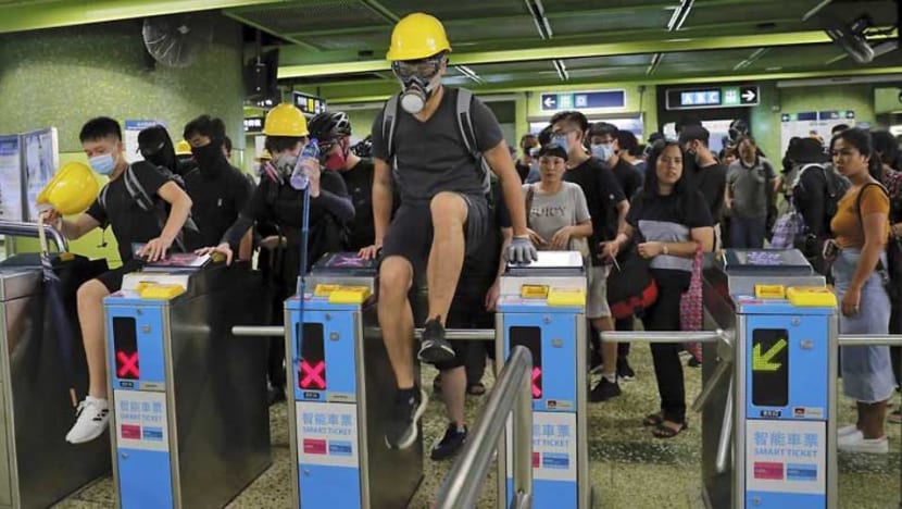 Chinese state media accuses Hong Kong train company MTR of aiding protesters