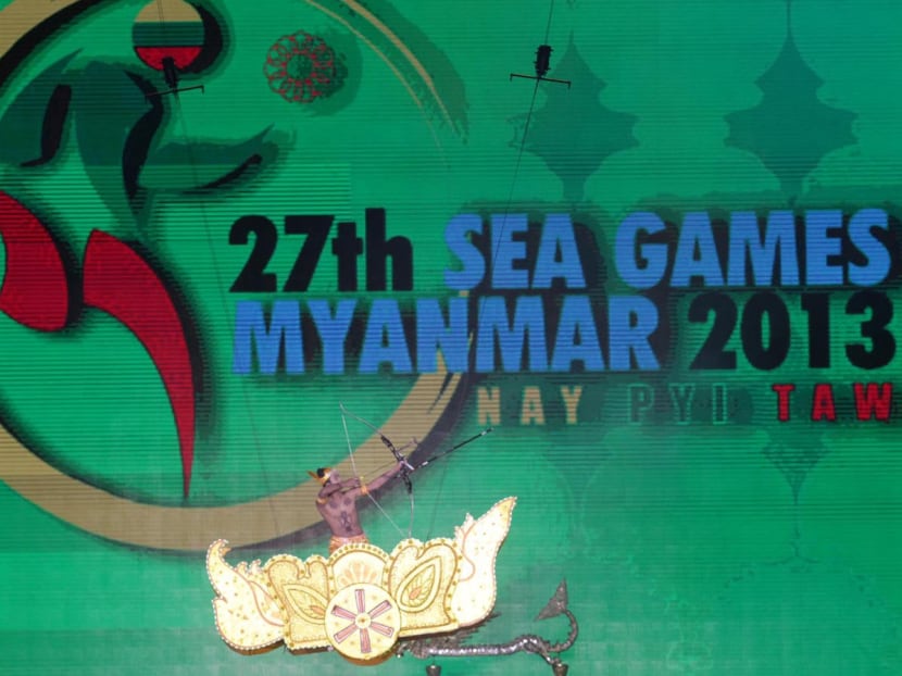 Opening ceremony of the 27th Sea Games Myanmar, Dec 11. Photo by Wee Teck Hian