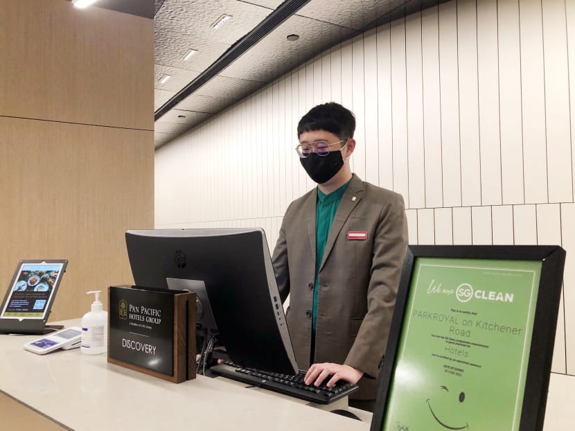 Operations executive Jonathan Chan (pictured) from Parkroyal Kitchener was one of 1,400 employees from several hotels who gained new skills under the Jobs Redesign Reskilling programme by Workforce Singapore.