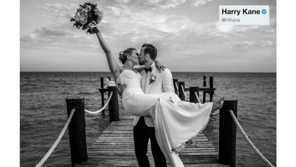 Harry Kane is married 8days