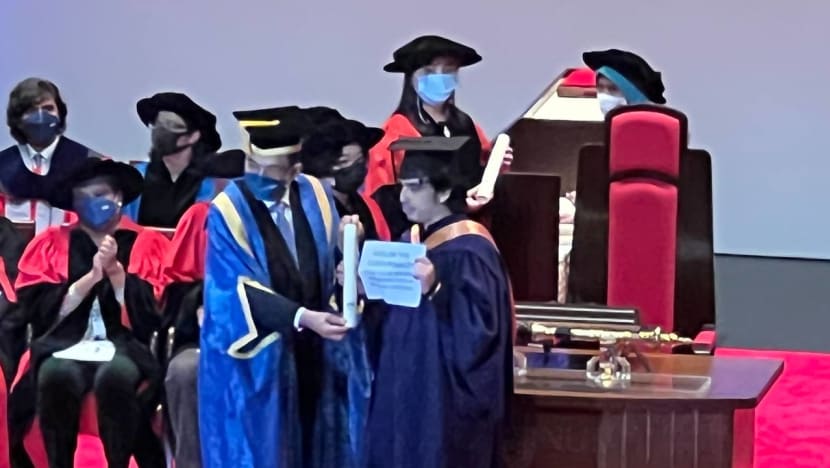 NUS graduation ceremony ‘not a forum for advocacy’: University on student who held up anti-death penalty sign NUS graduation ceremony ‘not a forum for advocacy’: University on student who held up anti-death penalty sign