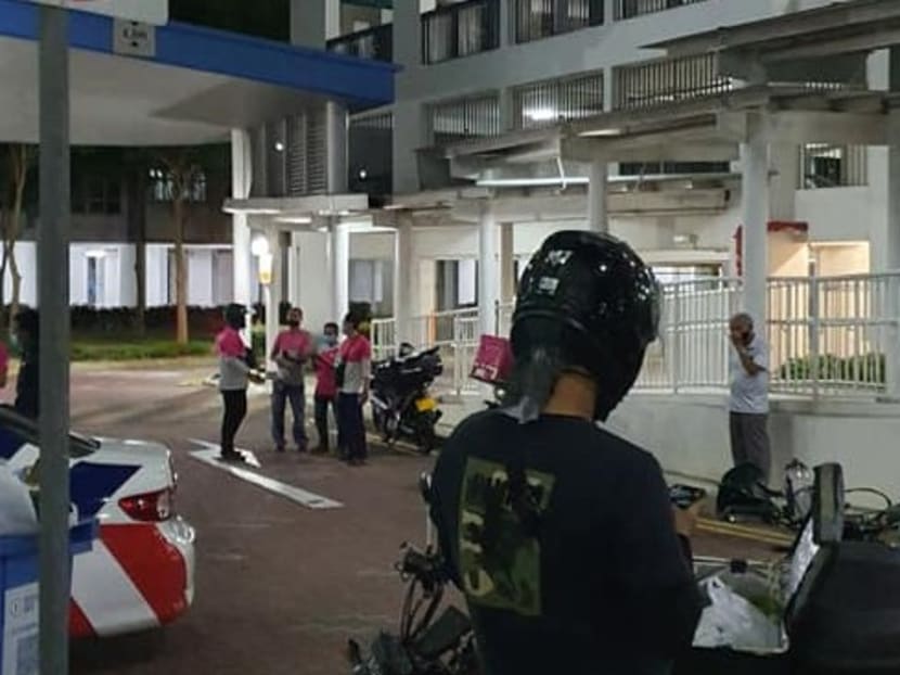 Police are investigating a case of intentional harassment involving Foodpanda delivery orders at Upper Aljunied Lane on Feb 19, 2021.