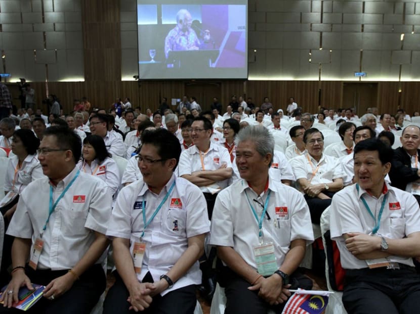 Gerakan party members listen to a speech at the party’s 43rd National Delegates Conference in Setia City Convention Centre, Shah Alam, Oct 19, 2014. Photo: Malay Mail Online