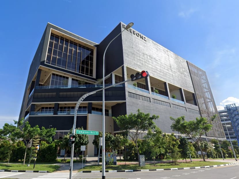 The Reebonz building on Tampines North Drive 5. The Reebonz building on Tampines North Drive 5.