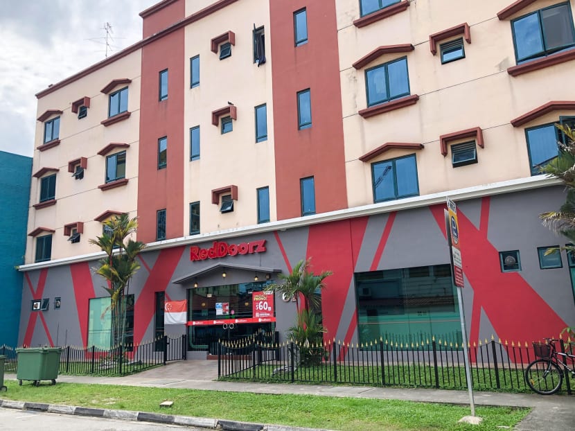 The RedDoorz hotel in Geylang, formerly known as Golden Dragon Hotel, where the body of 34-year-old Nurhidayati Wartono Surata was found in a room on Dec 30, 2018.