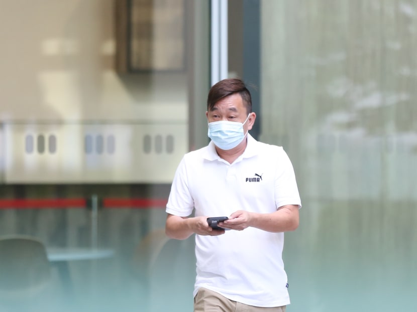 Leow Chee Sieng at the State Courts on March 25, 2022. Leow Chee Sieng at the State Courts on March 25, 2022.