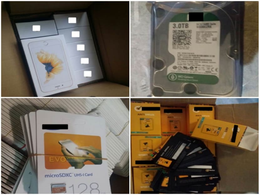 Trio arrested for suspected involvement in importing counterfeit electronic goods