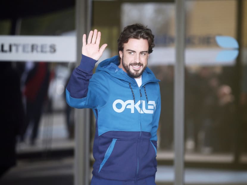 Alonso plans to take the FIA’s medical test, which he must pass to race in Kuala Lumpur. Photo: Reuters