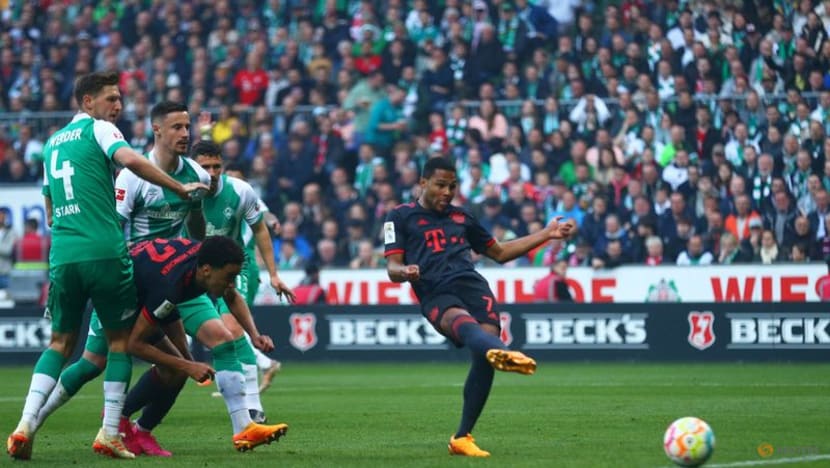 Bayern snatch 2-1 win at Werder to open up four-point lead