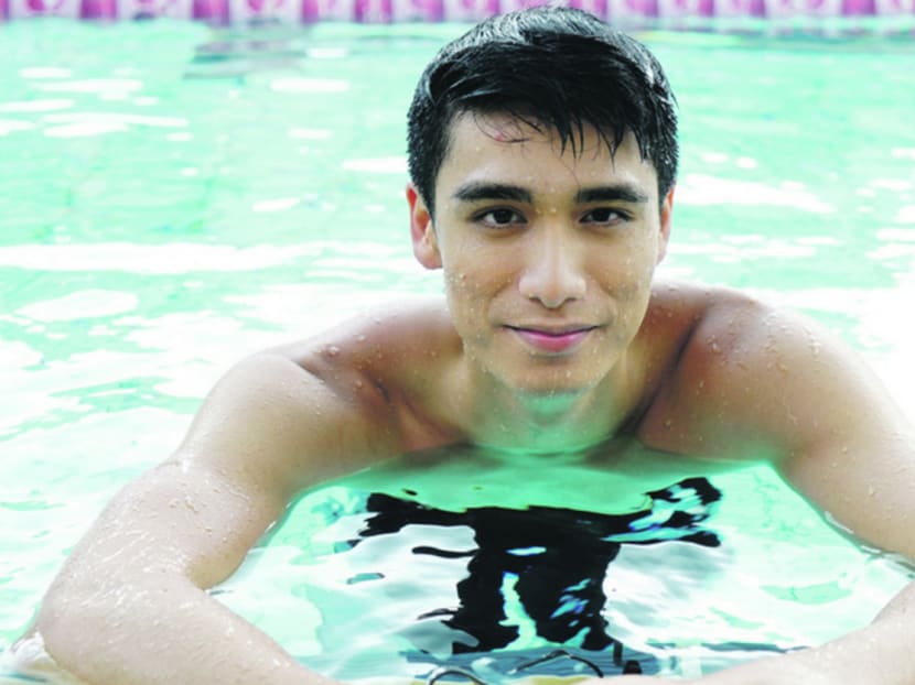 Joel Choo, the youngest son of veteran actor Zhu Hou Ren, cut carbs and worked out hard to get a swimsuit-worthy bod for his debut role. Photo: Tammi Tan/Toggle