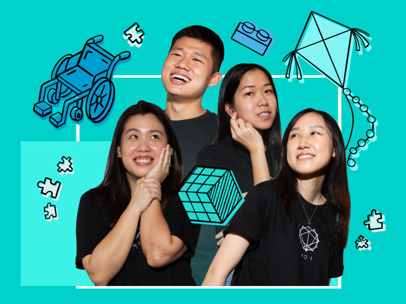 Students Charmaine Foo, Khwong Zhi Ying, Chloe Ng and Ernest Wong started Movement of Inclusivity Singapore in 2018 with the aim of encouraging mainstream members of society to interact with people with special needs.
