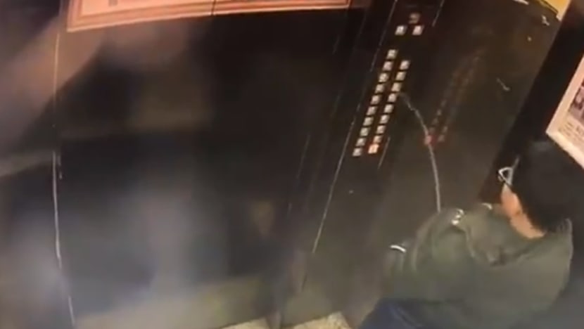 Budak nakal terperangkap dalam lif selepas kencingkan panel butang