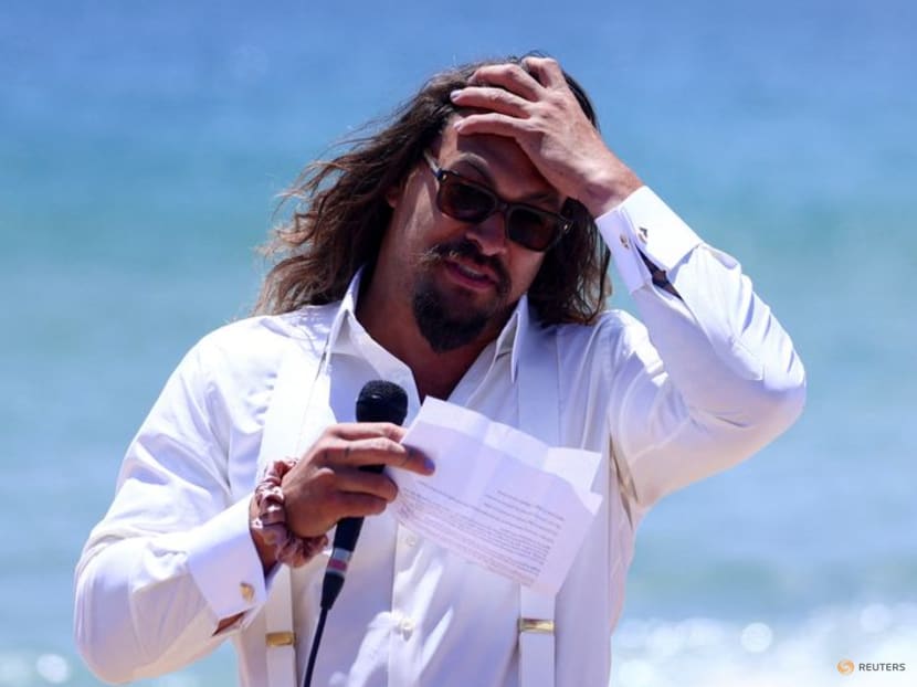 On and off screen, Aquaman's Jason Momoa fights for world's oceans On and off screen, Aquaman's Jason Momoa fights for world's oceans