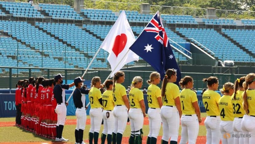 Softball-Relief for Japan, US on wins as action begins at Games Softball-Relief for Japan, US on wins as action begins at Games