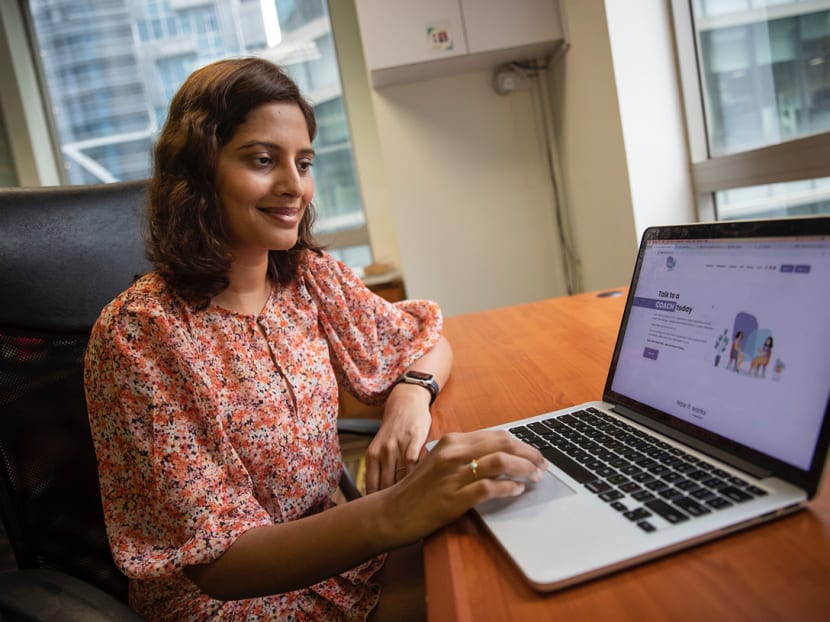 Ms Shilpa Jain (pictured), founder of online counselling platform Talk Your Heart Out, once felt like nothing she ever did was good enough, but she is kinder to herself these days. Ms Shilpa Jain (pictured), founder of online counselling platform Talk Your Heart Out, once felt like nothing she ever did was good enough, but she is kinder to herself these days.