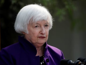 US Treasury Secretary Janet Yellen attends a press conference in Beijing, China on April 8, 2024. 