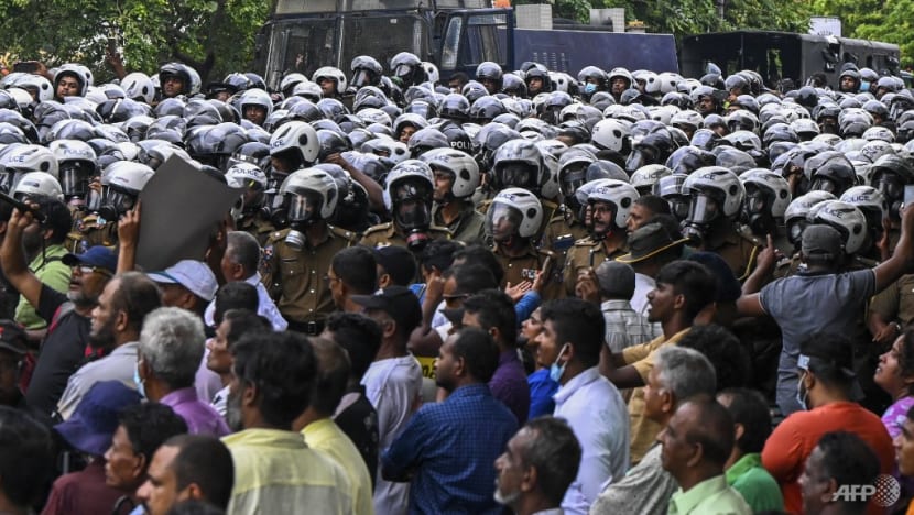 Hundreds march in crisis-hit Sri Lanka protesting tax hikes, crackdowns